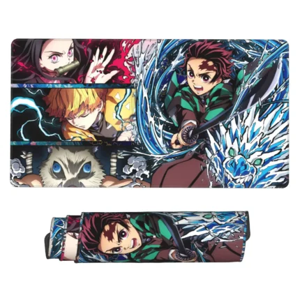 This Demon Slayer mouse pad is a stylish anime desk mat, great for gaming rooms, otaku bedrooms, or fan collections. A must-have anime gift.