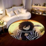 Obanai Round Rug – Stylish Floor Mat for Fan Room or Gift Display - Image 2