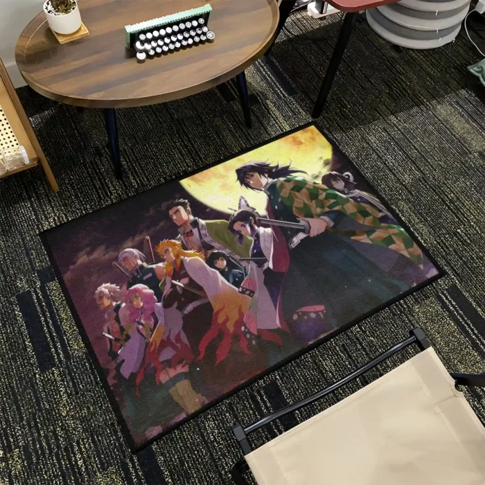Demon Slayer Rug – Epic Carpet for Gaming Room or Bedroom Setup - Image 2