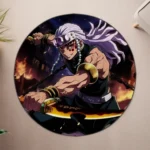 Tengen Uzui Round Rug – Fun Rug for Boys Room or Flashy Room Setup - Image 4
