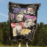 Demon Woven Tapestry Throw Blanket – Artistic Wall Art, Room & Home Decor, Stylish Accent - Image 4