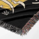 Demon Woven Tapestry Throw Blanket – Artistic Wall Art, Room & Home Decor, Stylish Accent - Image 6