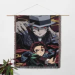 Demon Woven Tapestry Throw Blanket – Unique Room Decor, Home & Wall Rug, Collectible Gift - Image 2