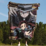 Demon Woven Tapestry Throw Blanket – Unique Room Decor, Home & Wall Rug, Collectible Gift - Image 4