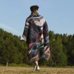 Demon Woven Tapestry Throw Blanket – Unique Room Decor, Home & Wall Rug, Collectible Gift - Image 5