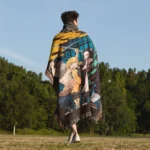 Demon Woven Tapestry Throw Blanket – Cozy Throw, Room & Home Decor, Stylish Interior Accent - Image 5