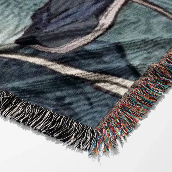 Demon Giyuu Woven Tapestry Throw Blanket – Cool Wall Art, Room & Home Decor, Calm Design Accent - Image 6