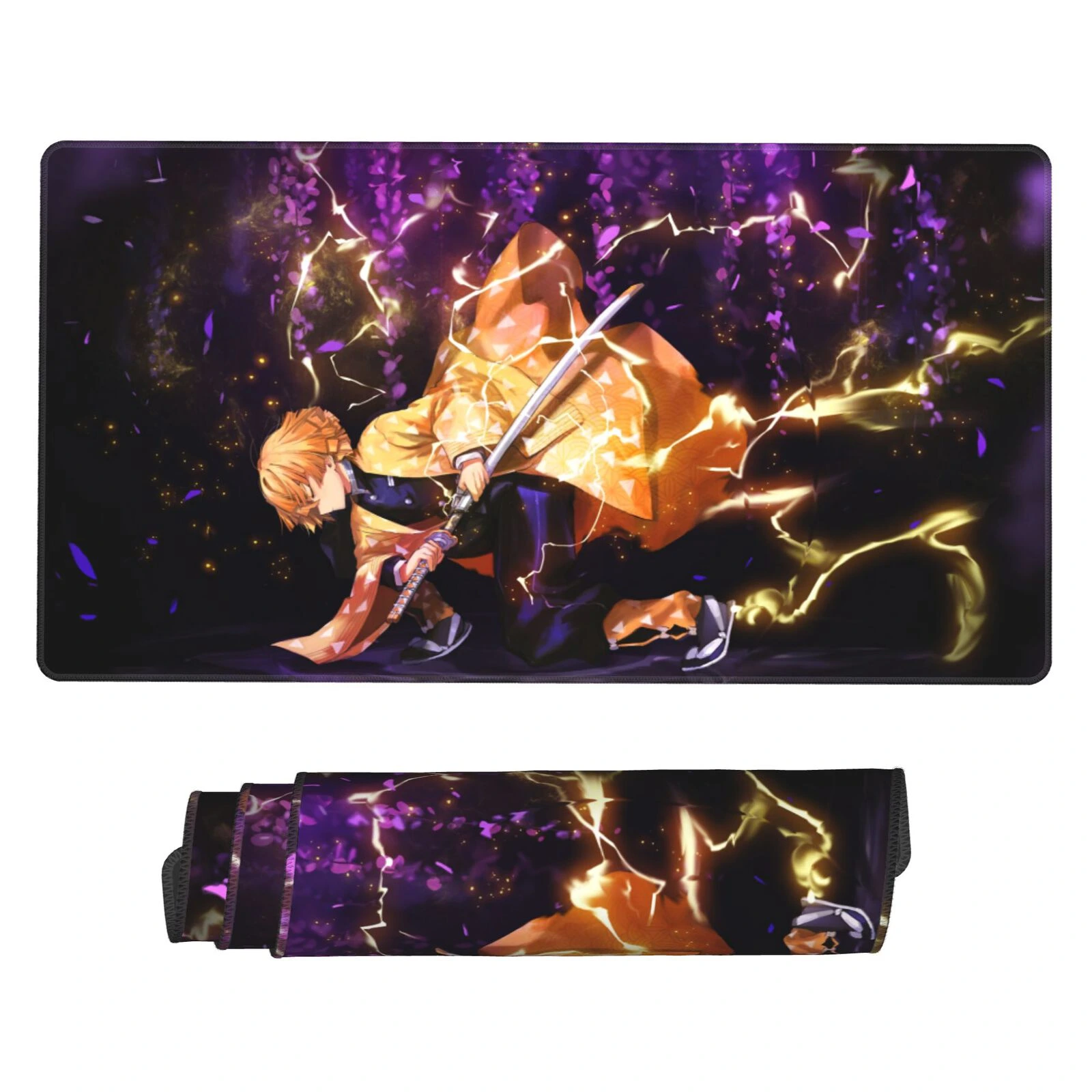 demon-slayer-zenitsu-mouse-pad-1 This Zenitsu mouse pad is a cool Demon Slayer desk mat, perfect for anime collectors, otaku bedrooms, or gaming setups. A great gift for fans.