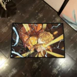 Zenitsu Rug – Cool Floor Mat for Boys Bedroom or Fan Gift - Image 3