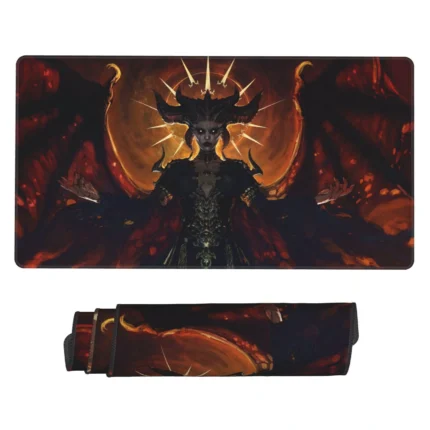 This Diablo mouse pad is a dark fantasy-themed desk mat, perfect for gaming setups, otaku rooms, or collector displays. A must-have for fans of the series.