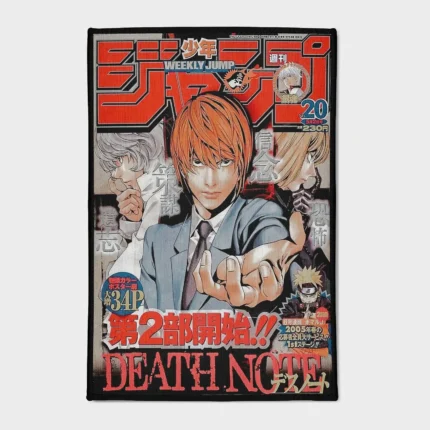 For *Death Note* fans, this Jump cover rug adds a stylish touch to your gaming room or fan space. It’s the perfect gift for fans and a great addition to any anime collection.
