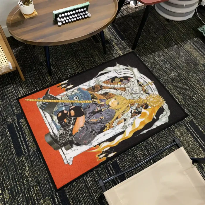 Misa and Shinigami Rug – Cool Death Note Carpet for Bedroom or Gaming Room Decor - Image 2