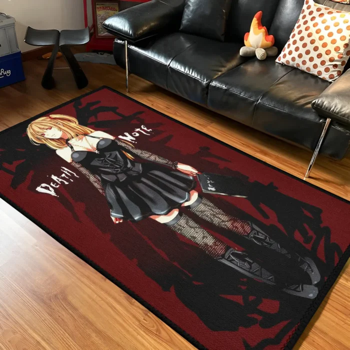 Misa Rug – Cute Death Note Rug for Bedroom Decor or Anime Gift Idea - Image 2