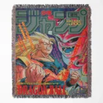 DB Anime Woven Tapestry Throw Blanket – Stylish Wall Rug, Bright Home Decor, Perfect Gift