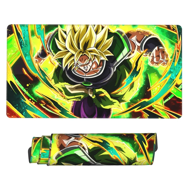 This Broly mouse pad is an epic Dragon Ball desk mat, ideal for otaku bedrooms, gaming setups, or anime fan collections. A powerful gift for DB lovers.