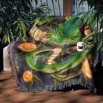 DB Shenron Anime Woven Tapestry Throw Blanket – Mystical Wall Art, Room & Home Decor, Perfect Gift - Image 3