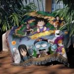 DB Woven Tapestry Throw Blanket – Cozy Wall Art, Room & Home Decor, Anime-Inspired Accent - Image 3