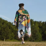 DB Woven Tapestry Throw Blanket – Cozy Wall Art, Room & Home Decor, Anime-Inspired Accent - Image 5