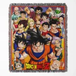 DBZ Anime Woven Tapestry Throw Blanket – Fun Wall Art, Unique Room Decor, Collectible Merch