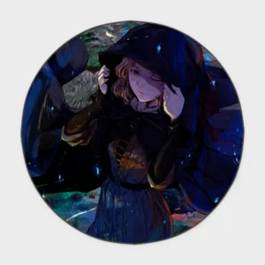 This Melina round rug brings elegance and charm to your space, ideal for bedroom or game room decor. A great addition for *Elden Ring* fans, it adds a graceful touch to any room.