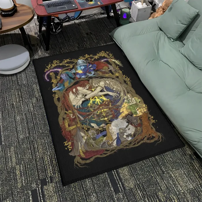 Elden Art Rug – Stylish Fantasy Carpet for Bedroom or Fan Gift - Image 4