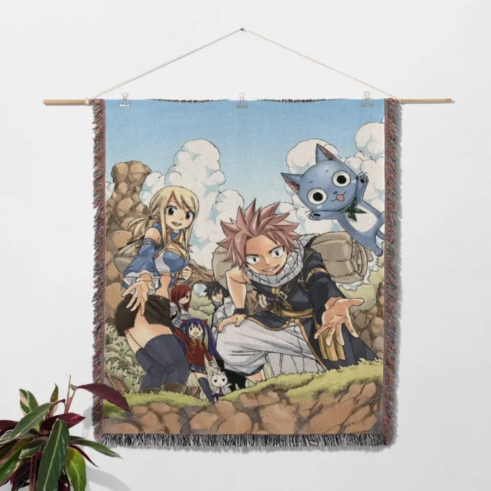 FT Woven Tapestry Throw Blanket – Vibrant Home Accent, Room & Wall Art, Anime-Inspired Decor - Image 2