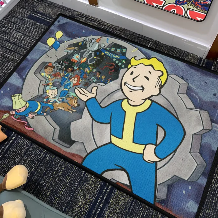 FO 76 Rug – Stylish Rug for Bedroom or Wasteland Fan Merch - Image 4
