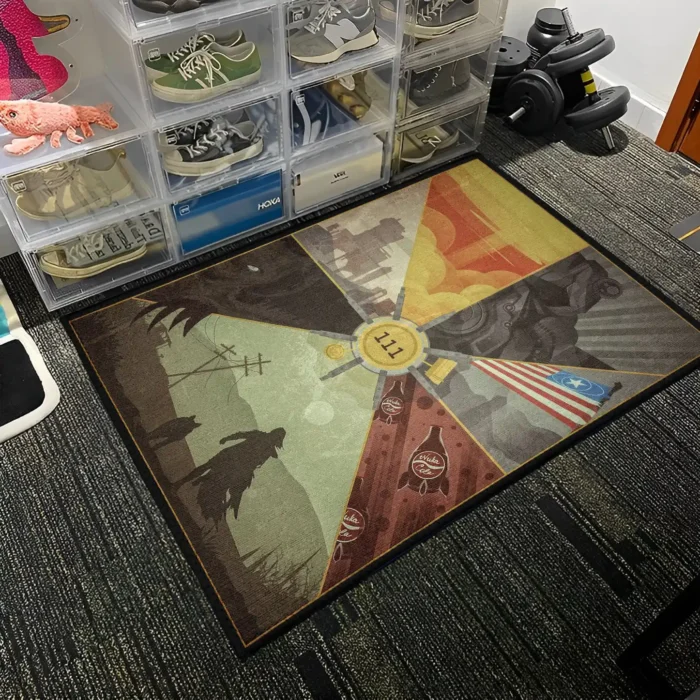 FO Art Area Rug – Epic Gamer Rug for Game Room or Vault Gift - Image 3