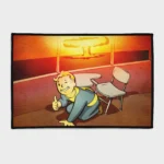 Bring the apocalyptic world of *Fallout* into your space with this FO rug. Perfect for boys' rooms or as apocalyptic decor, it adds a rugged, post-apocalyptic vibe to your space.
