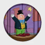 Bring laughter to your gaming room with this Peter Griffin Dad round rug. Its funny cartoon design is a perfect addition to your gaming space, bringing iconic *Family Guy* humor to life.