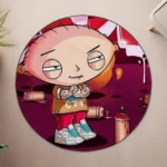 Stewie Round Rug – Cool Character Rug for Boys Room or Fan Gift - Image 4