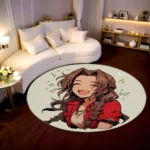 Aerith Round Rug – Stylish Character Rug for Bedroom or Collector Setup - Image 2