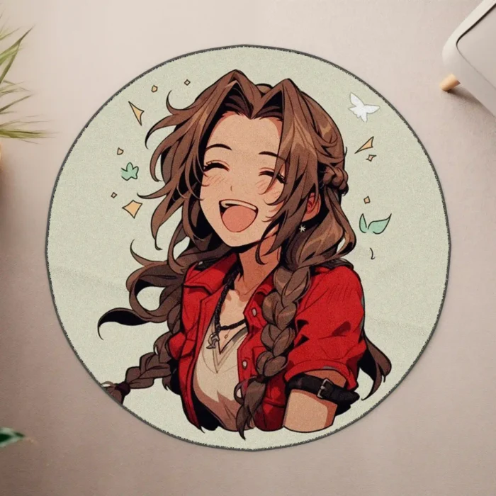 Aerith Round Rug – Stylish Character Rug for Bedroom or Collector Setup - Image 4