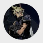 Bring the legendary Cloud Strife into your space with this Cloud round rug. Perfect for otaku rooms or bedroom decor, it captures the essence of a hero from one of the most iconic RPGs.