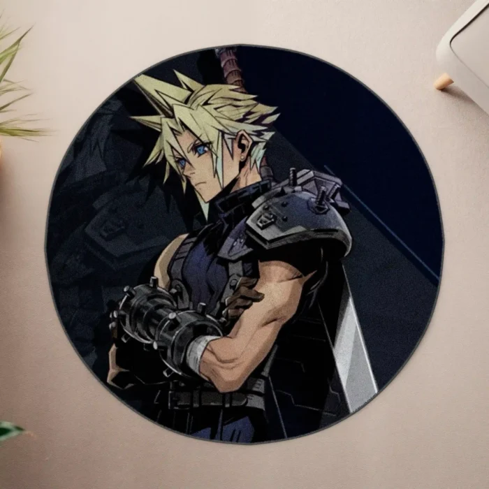 Cloud Round Rug – Epic Game Rug for Otaku Room or Bedroom Decor - Image 4