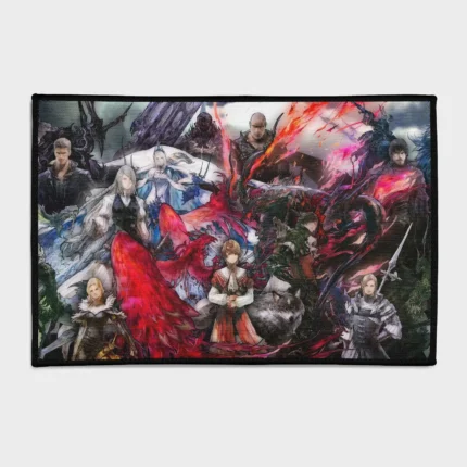 Bring the world of *Final Fantasy XIV* into your space with this unique game rug. Perfect for gaming rooms or otaku decor, it adds an epic and immersive touch to your fan space.