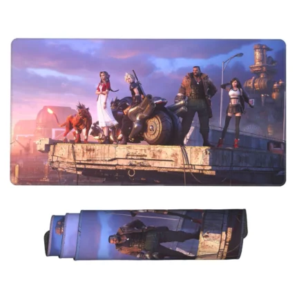 This Final Fantasy FF7 mouse pad is an epic RPG desk mat, perfect for gaming rooms, otaku setups, or collector spaces. A must-have for fans of the iconic game.