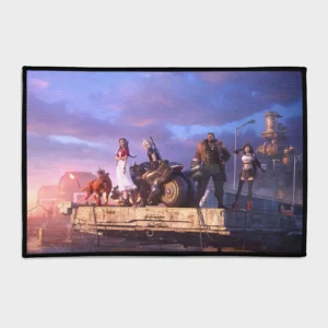 Step into the world of *Final Fantasy VII* with this epic game rug. Perfect for otaku bedrooms or gaming setups, it adds a bold and nostalgic touch to any fan's space, bringing the iconic RPG to life.