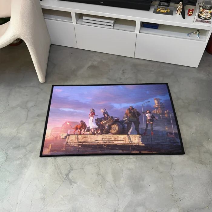 FF7 Rug – Epic Game Rug for Otaku Bedroom or Gaming Setup - Image 3