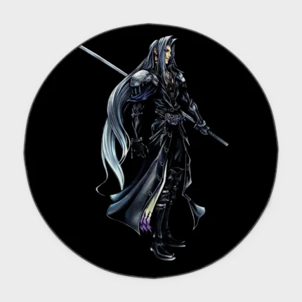 For fans of epic RPGs, this Sephiroth round rug is the perfect addition to any boy’s room or fan collection. Its bold design and legendary character bring strength and power to your space.