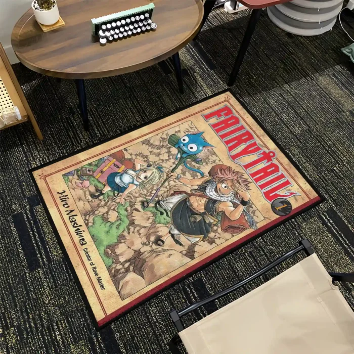 FT Comic Volume 1 Cover Rug – Stylish Anime Floor Mat, Great Gift for Fans - Image 2