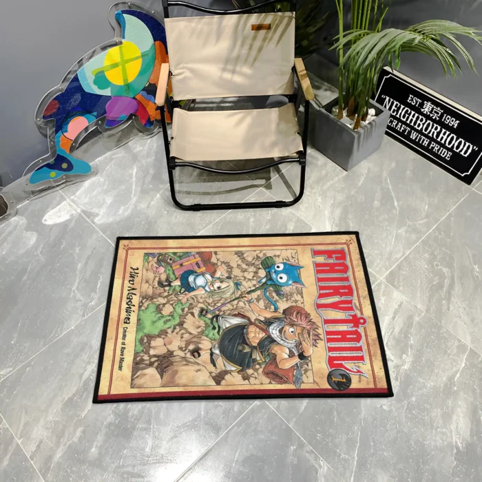 FT Comic Volume 1 Cover Rug – Stylish Anime Floor Mat, Great Gift for Fans - Image 3