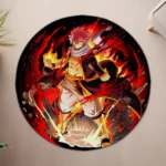 Natsu Round Rug – Fun Floor Mat for Bedroom or Gaming Setup - Image 4