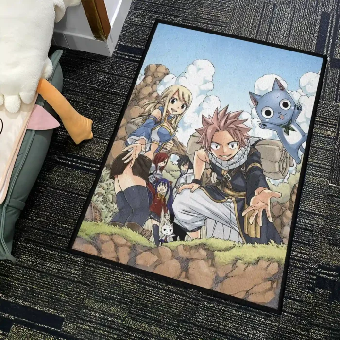 FT Anime Art Area Rug – Cool Fairy Tail Carpet for Bedroom or Gaming Setup - Image 4