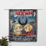 FA Manga Cover Woven Tapestry Throw Blanket – Iconic Wall Rug, Room & Home Decor, Gift for Fans - Image 2