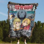 FA Manga Cover Woven Tapestry Throw Blanket – Iconic Wall Rug, Room & Home Decor, Gift for Fans - Image 4