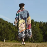 FA Manga Cover Woven Tapestry Throw Blanket – Iconic Wall Rug, Room & Home Decor, Gift for Fans - Image 5