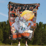 FA Manga Cover Anime Woven Tapestry Throw Blanket – Iconic Wall Art, Room & Home Decor, Perfect Gift - Image 4