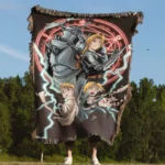 FA Woven Tapestry Throw Blanket – Classic Wall Art, Room & Home Decor, Anime-Inspired Accent - Image 4