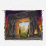 WOW Dark Portal Woven Tapestry Throw Blanket – Fun Wall Art, Room Decor, Picnic Mat, Perfect Collectible - Image 2